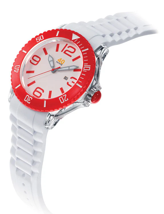 40Nine Extra Large 50mm Red Watch