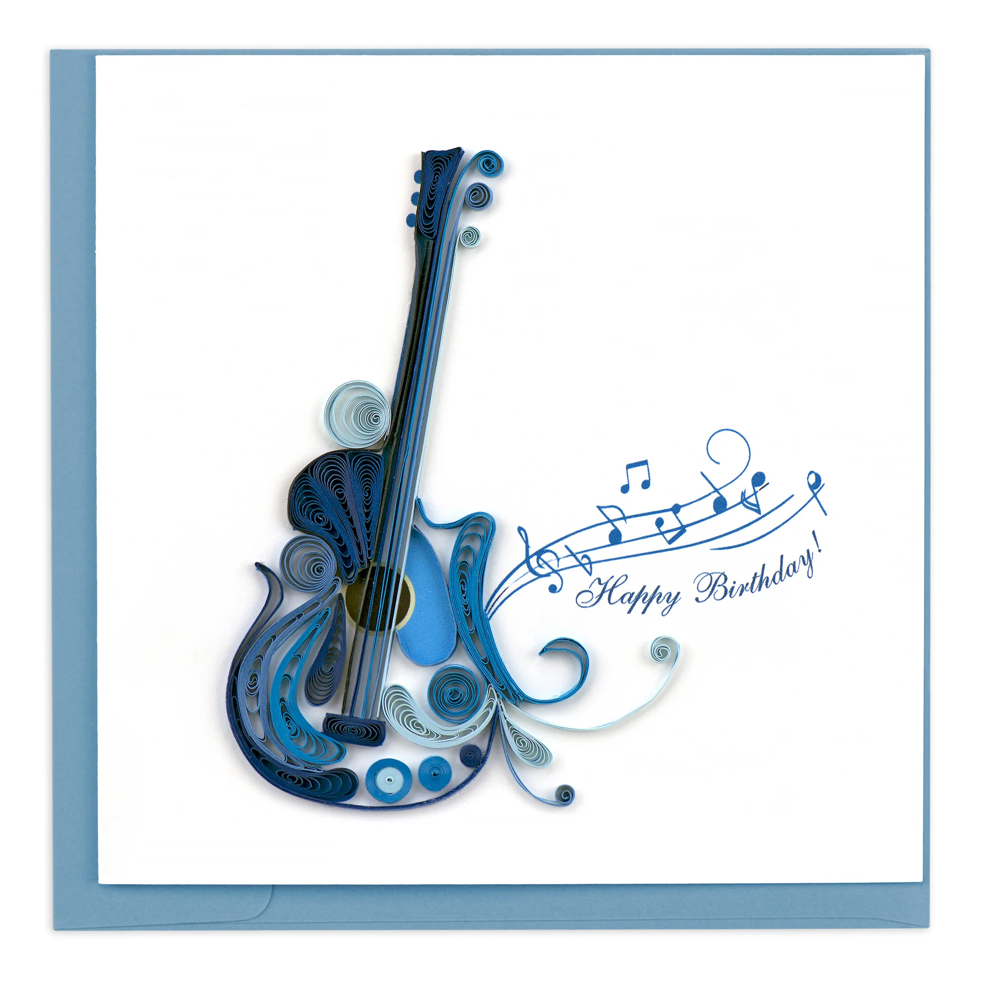 BD145 Quilling Card – Birthday Guitar
