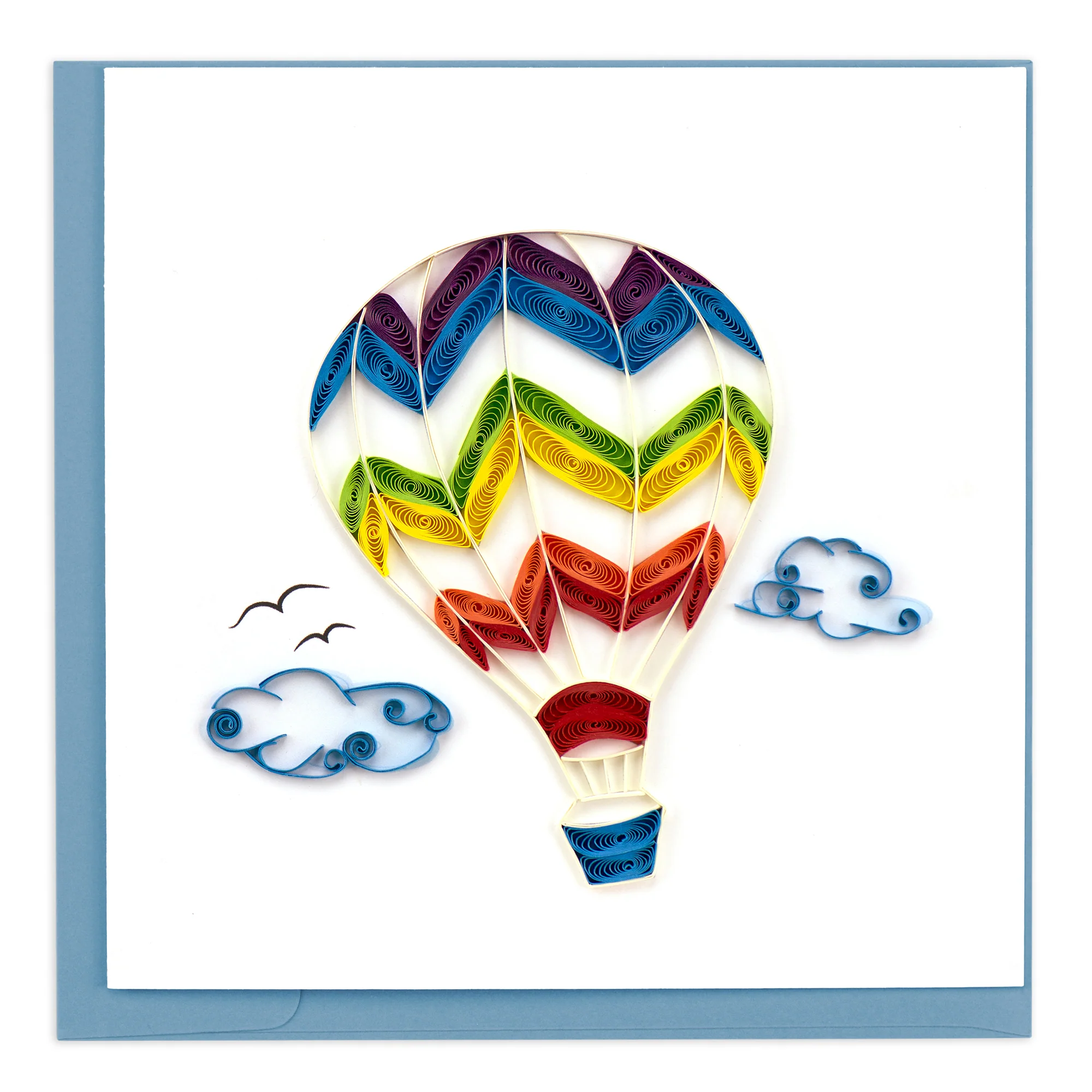 BL1022 Quilling Card – Hot Air Balloon