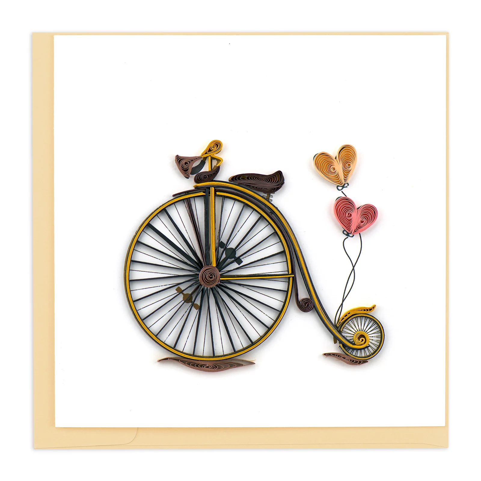 BL1056 Quilling Card – Vintage Bicycle