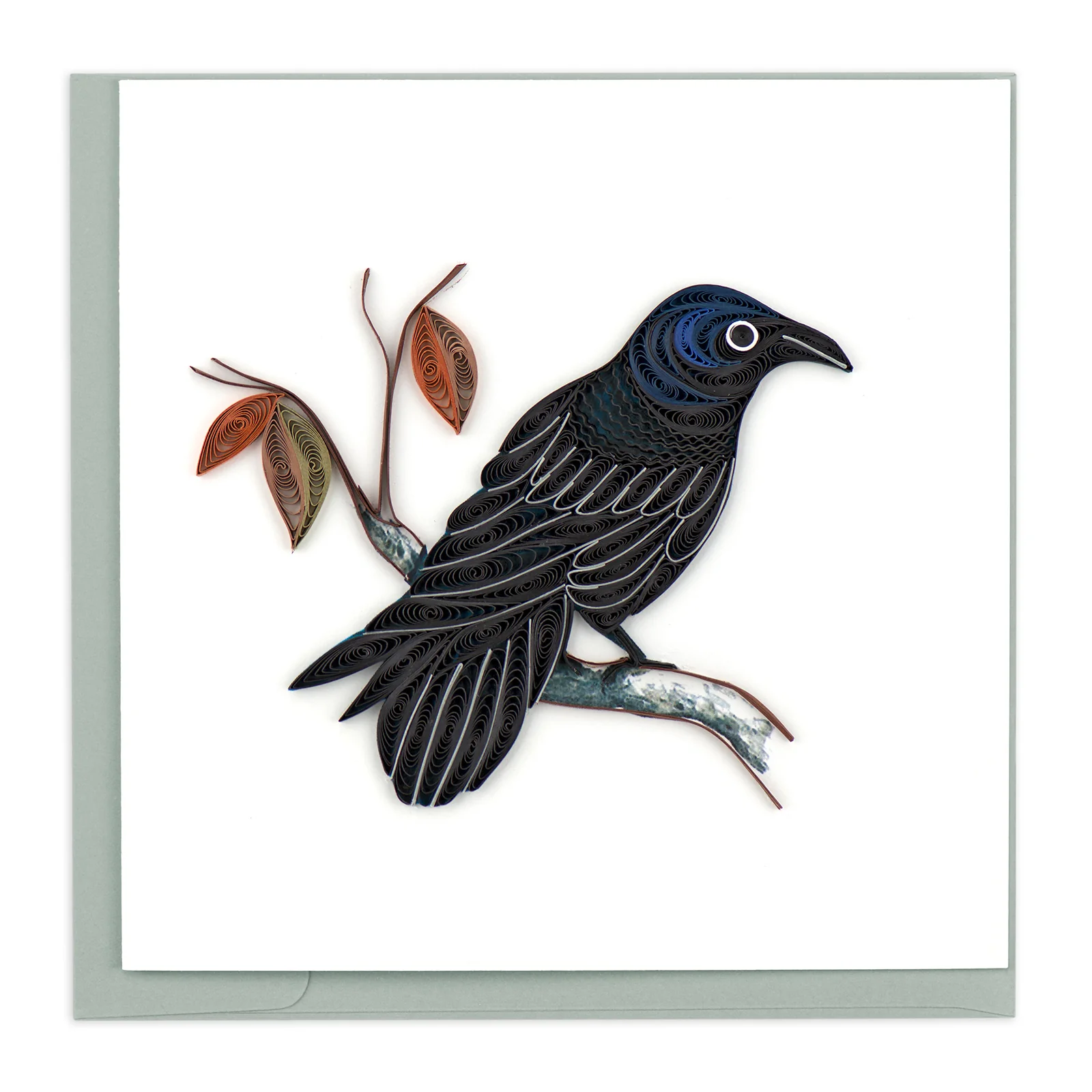 BL1110 Quilling Card – Raven