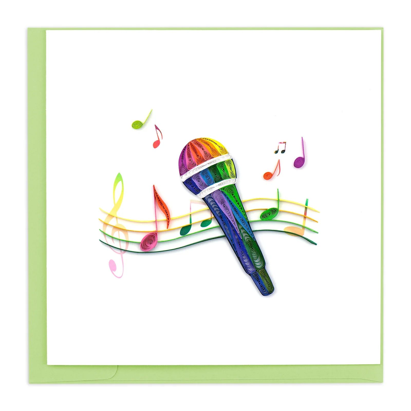 BL1152 Quilling Card – Microphone