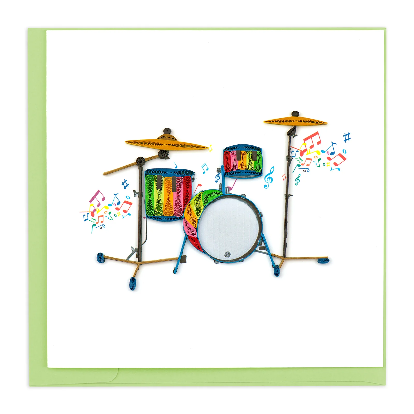 BL1158 Quilling Card – Drum Set