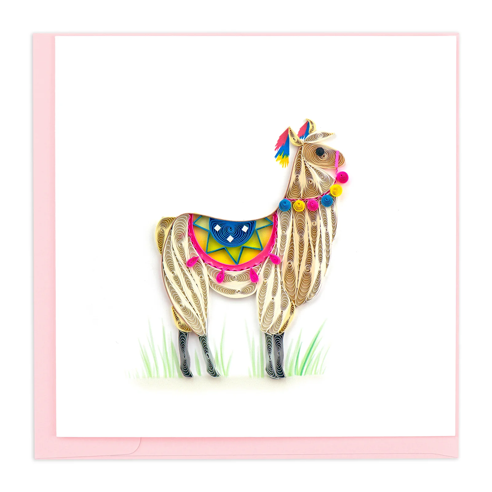 BL1180 Quilling Card – Llama