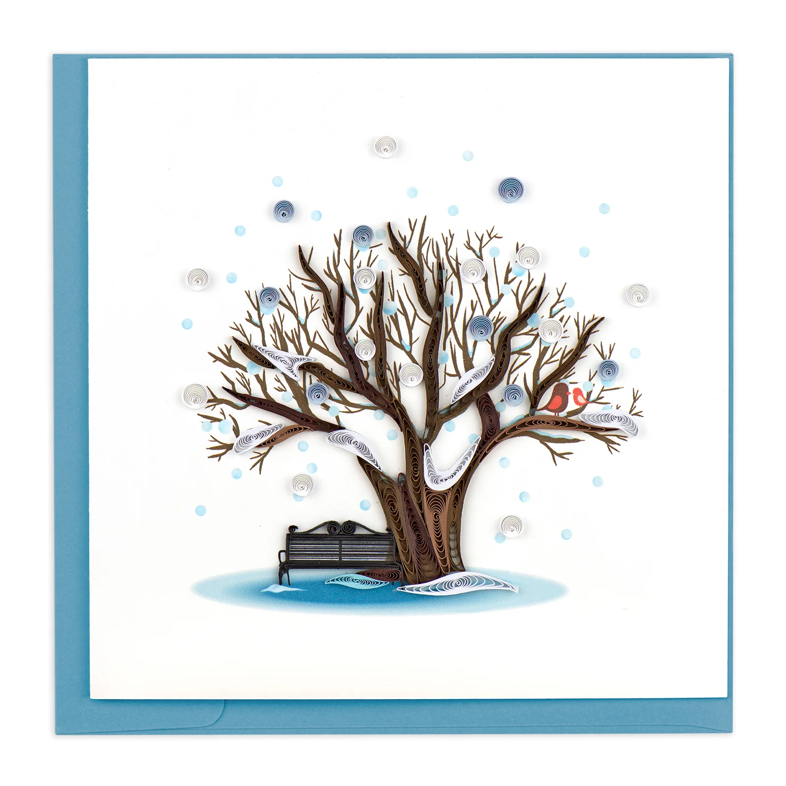 BL1190 Quilling Card – Winter Tree
