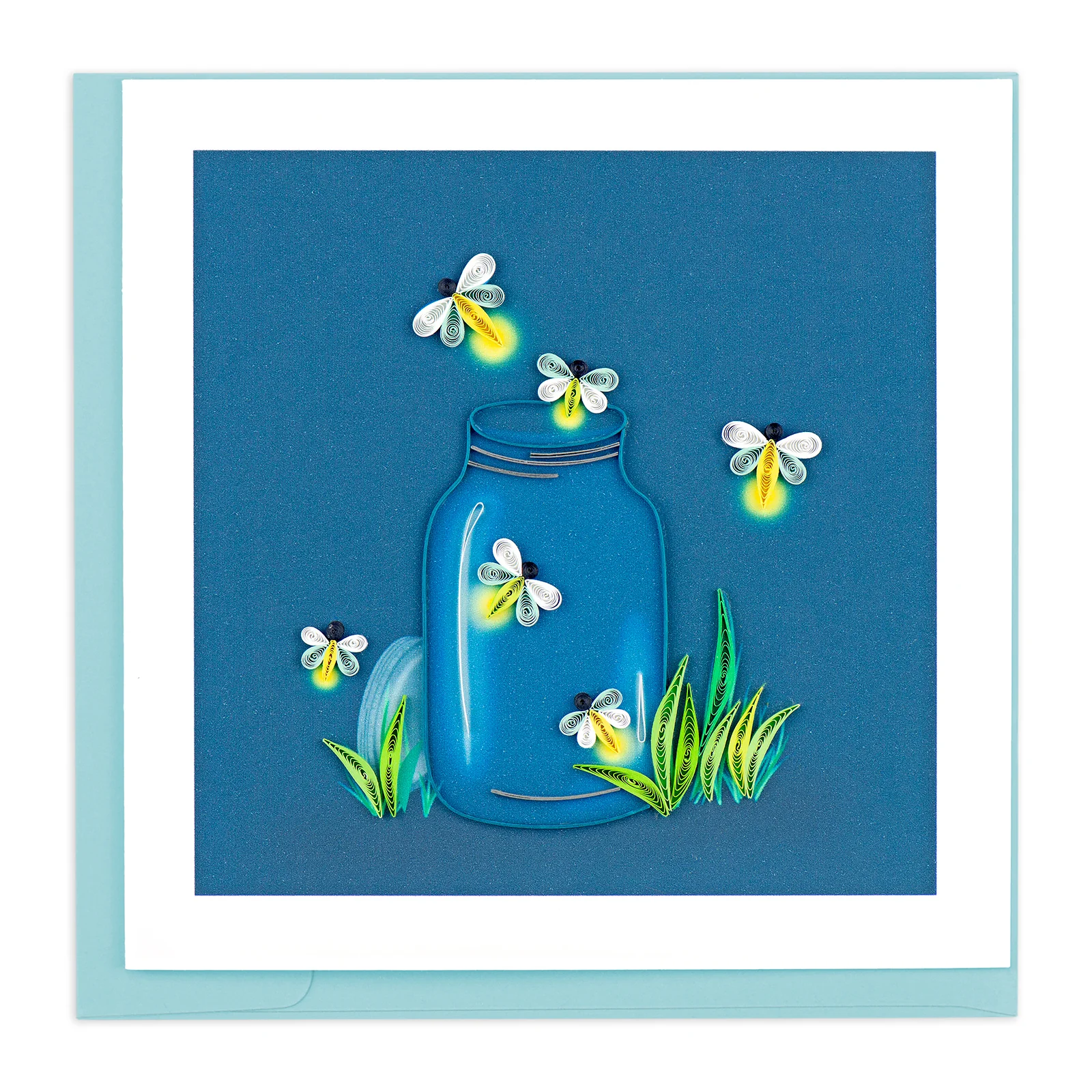BL1198 Quilling Card – Fireflies