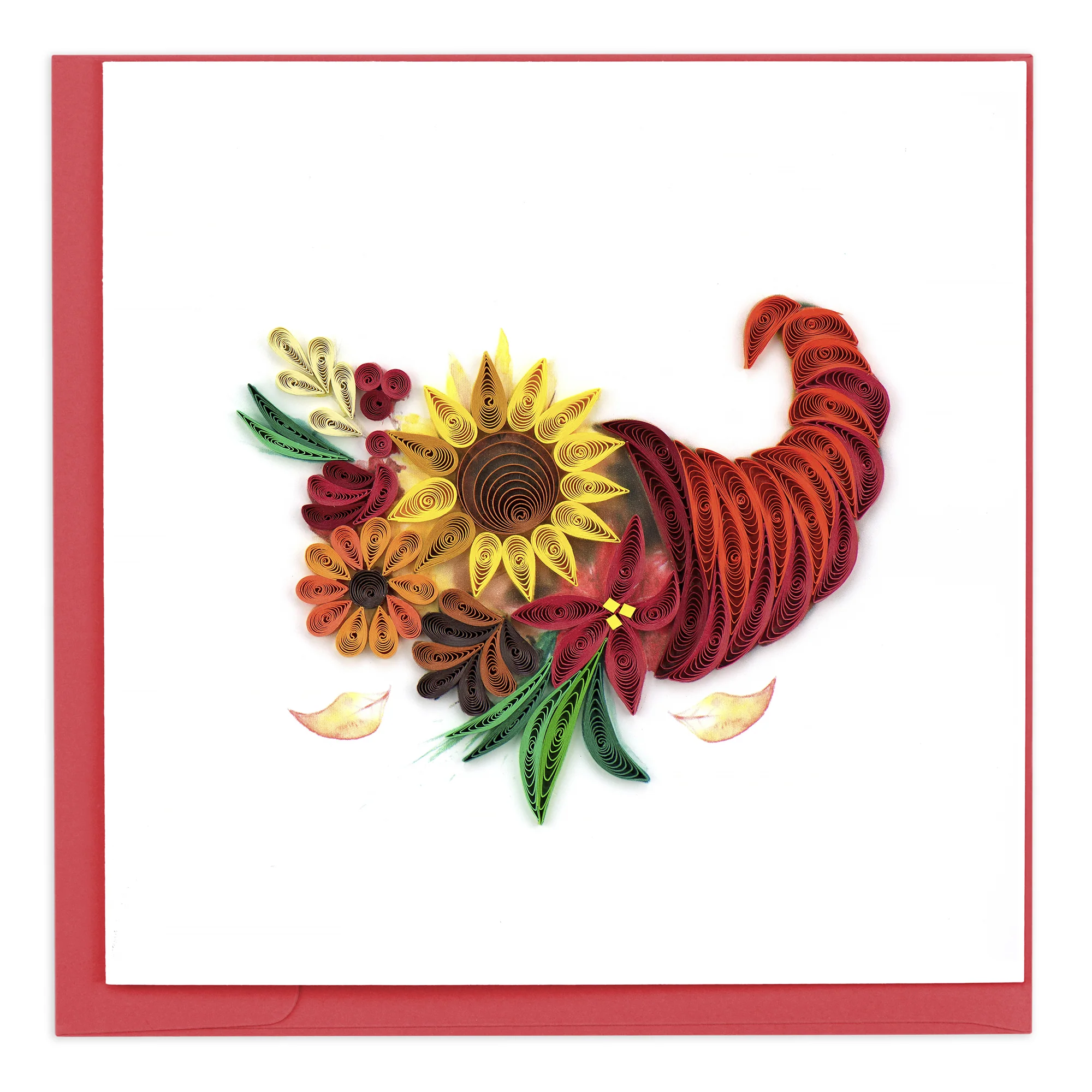 BL1202 Quilling Card – Floral Cornucopia