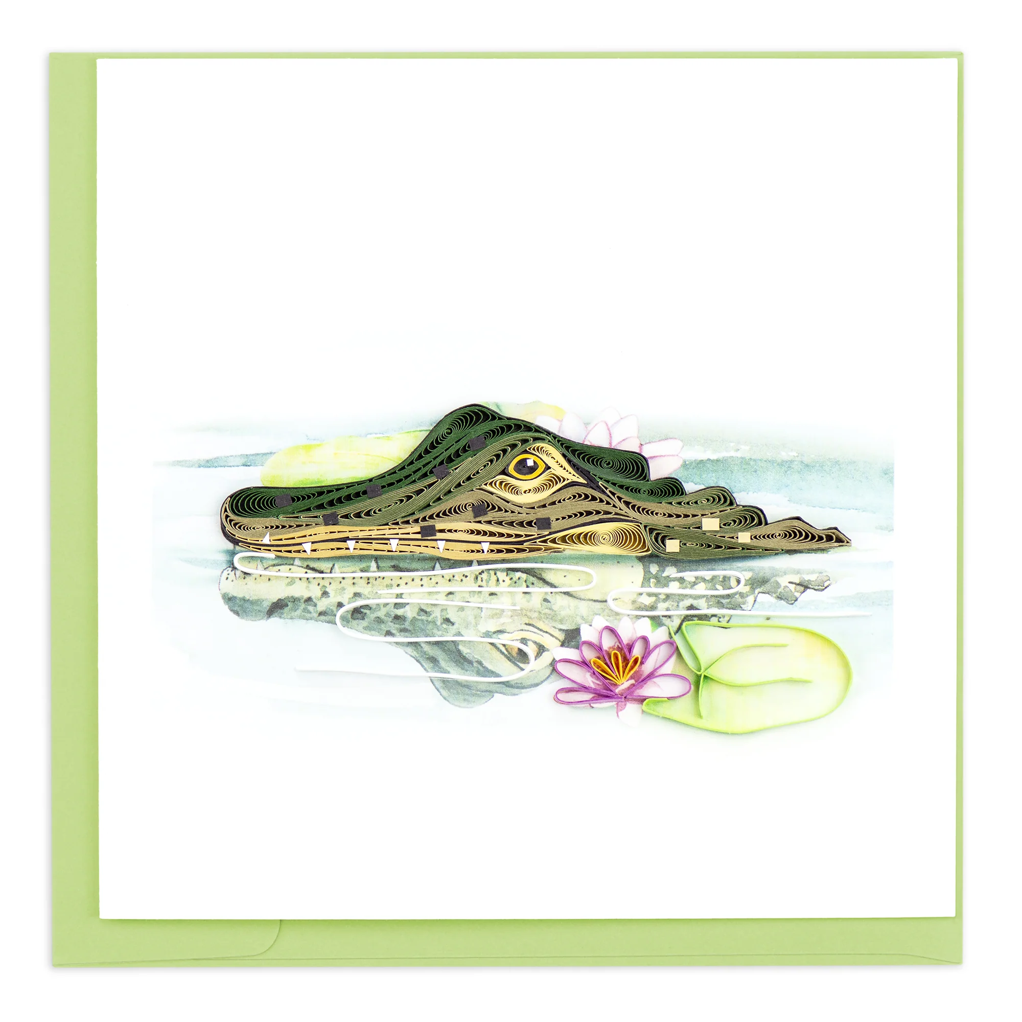 BL1232 Quilling Card – Alligator