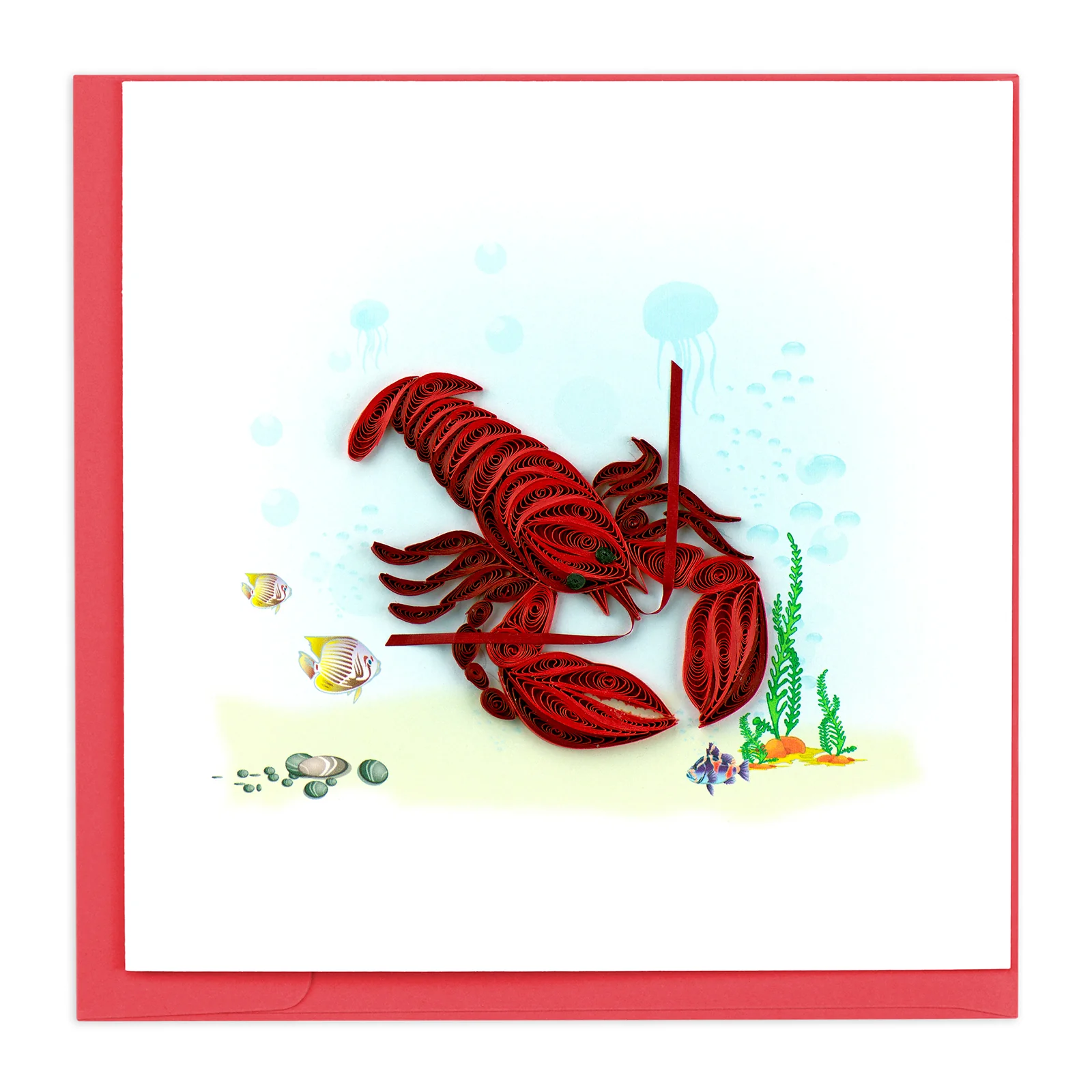 BL921 Quilling Card – Lobster