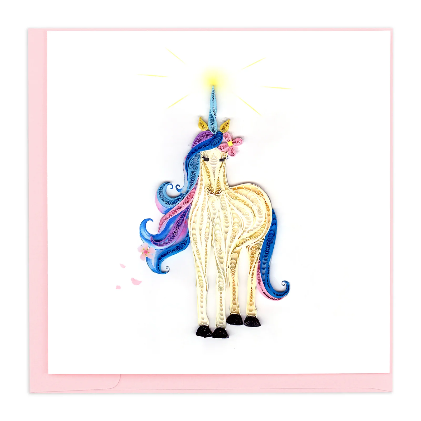 BL988 Quilling Card – Unicorn