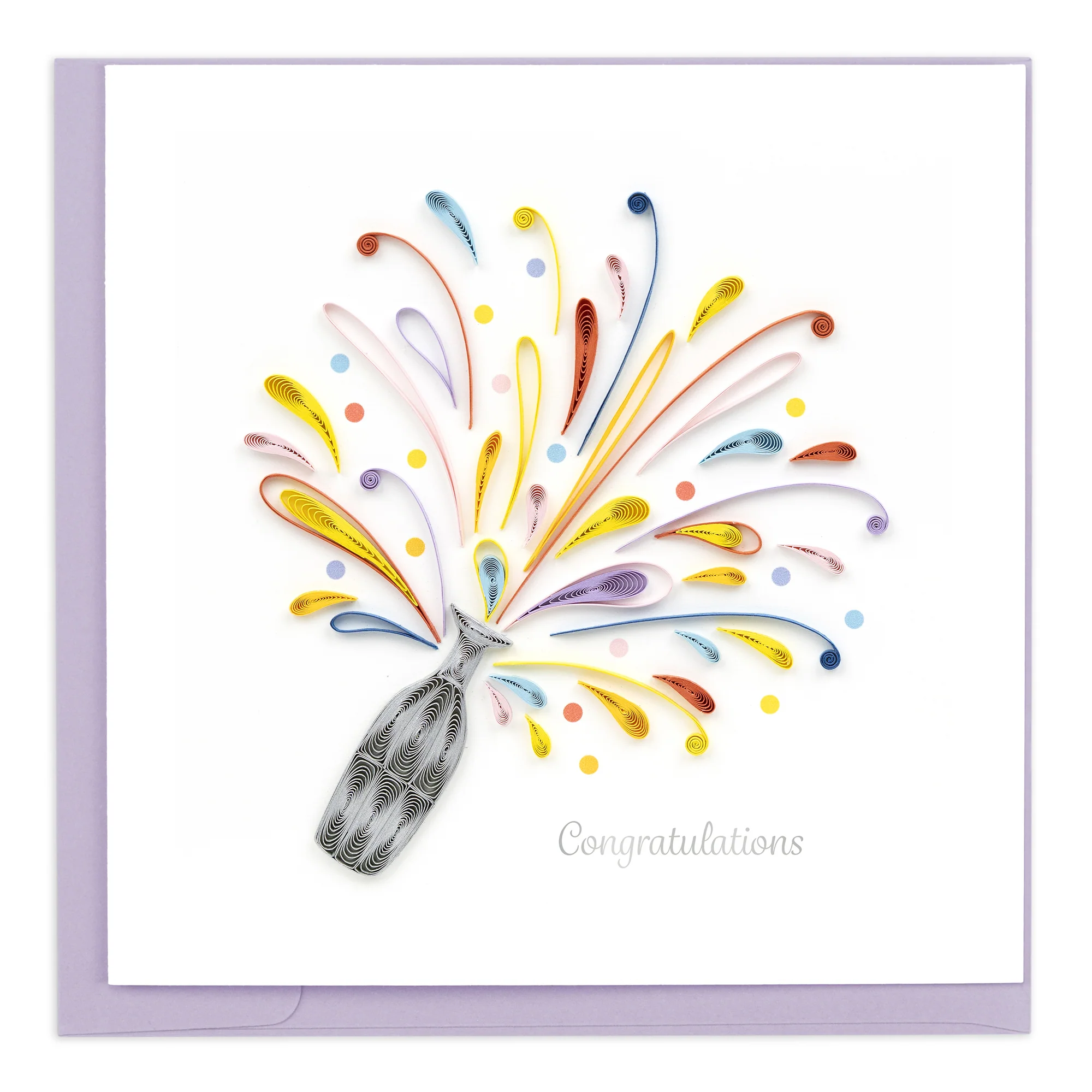 CG827 Quilling Card – Celebration Congrats