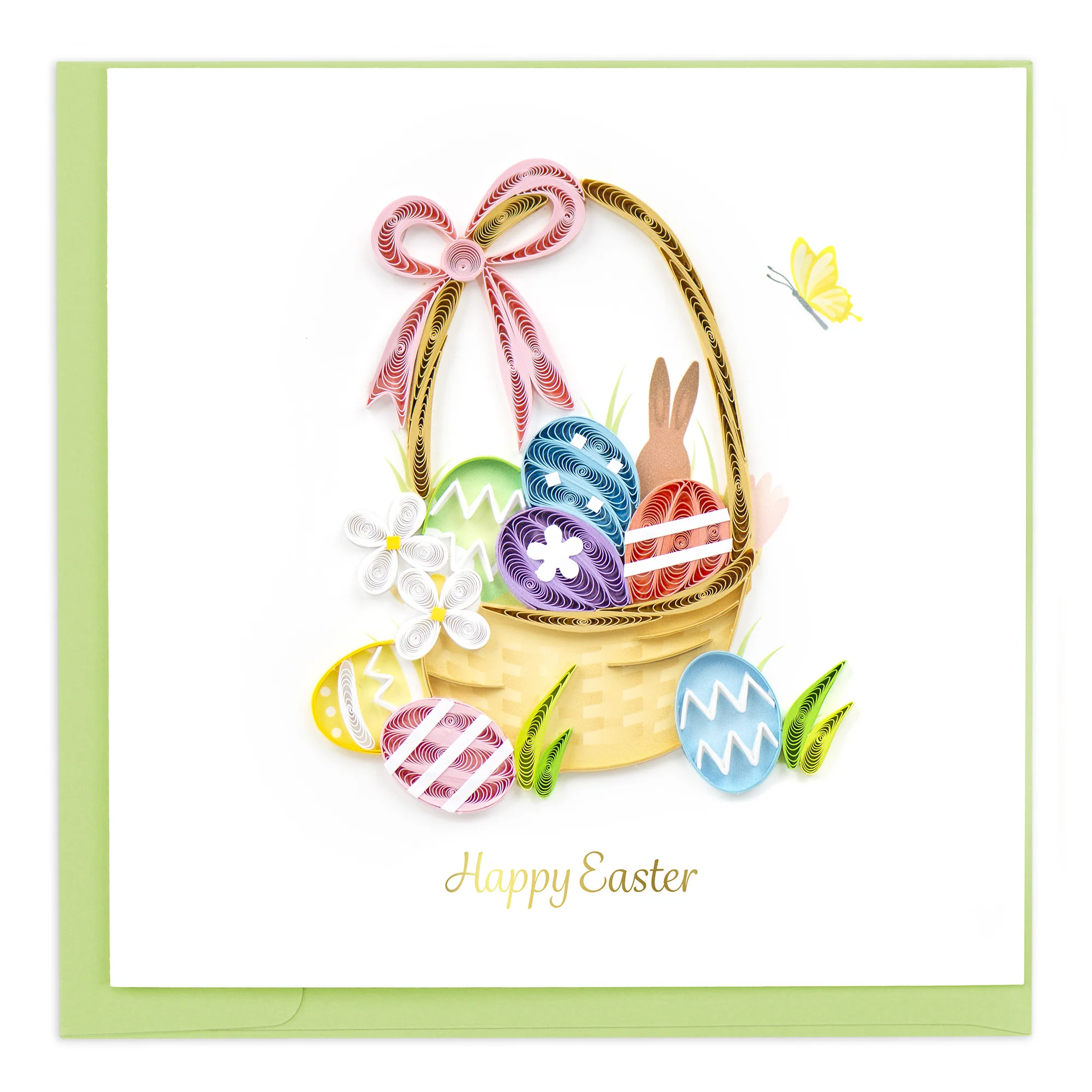 HD696 Quilling Card – Easter Basket