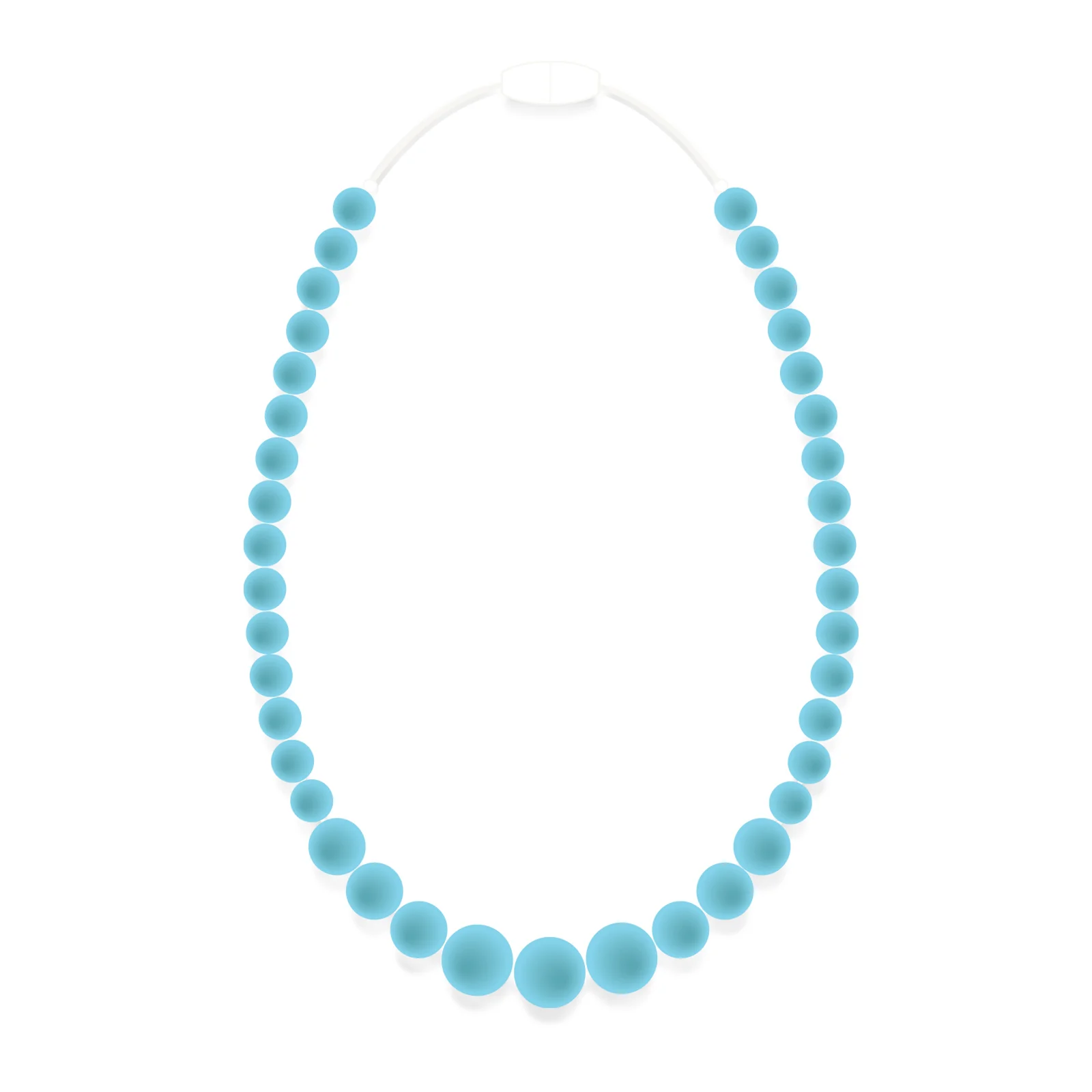 Scuba Silicon rubber bead necklace - Image 4