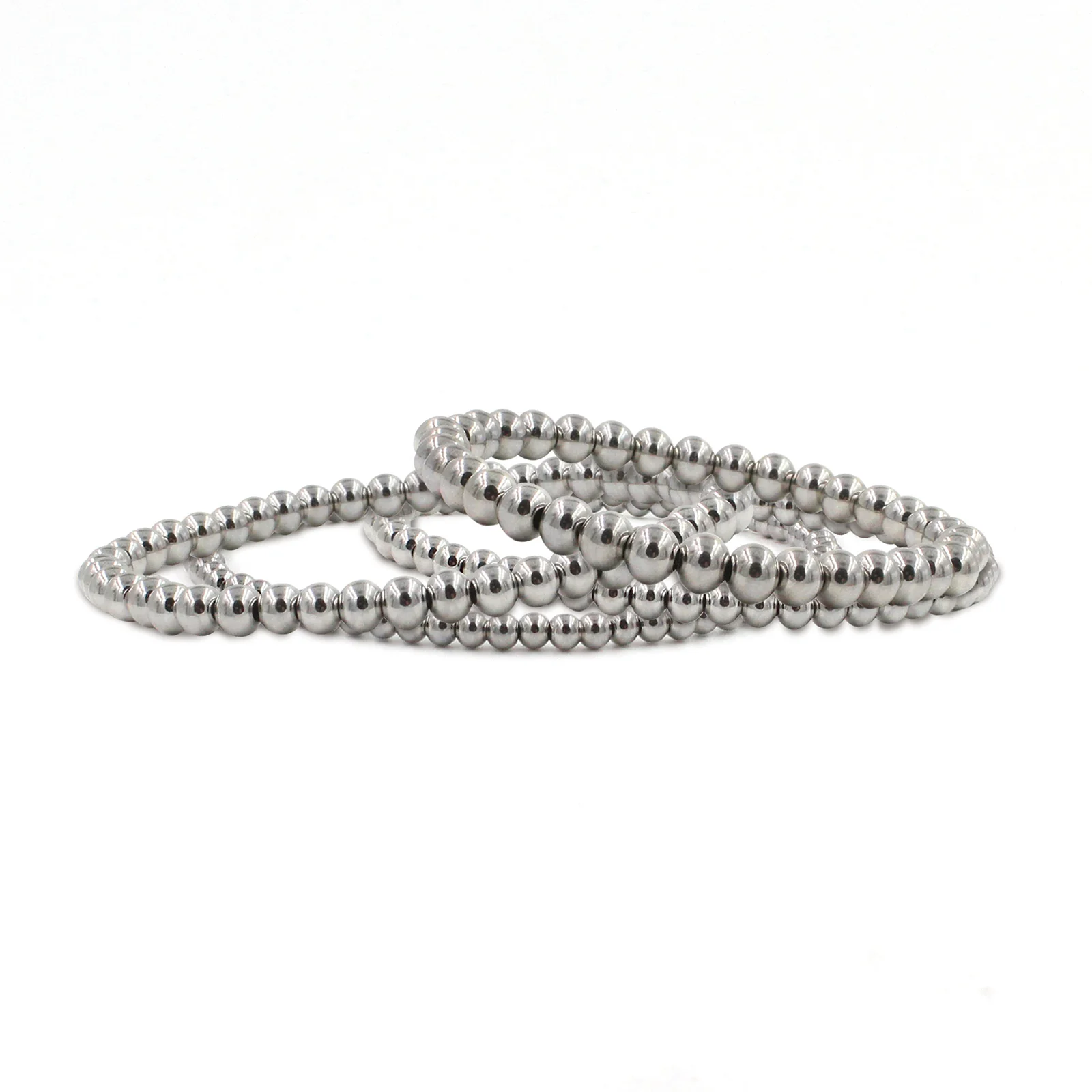 Stainless Steel Beaded Bracelets